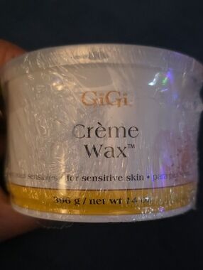 GiGi Crème Wax for Sensitive Skin 14 oz White & Yellow